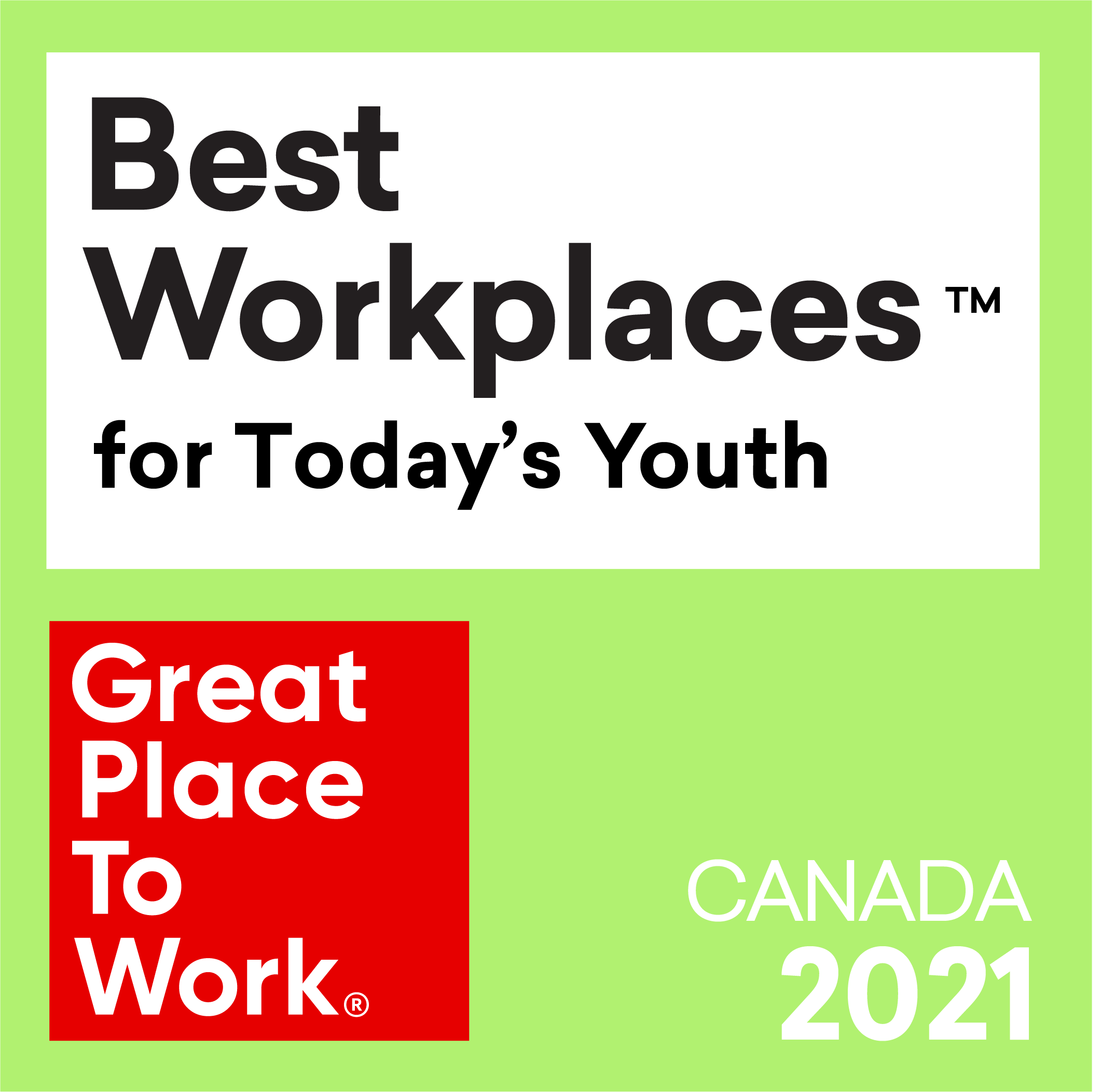 Best Workplaces™ for Today’s Youth